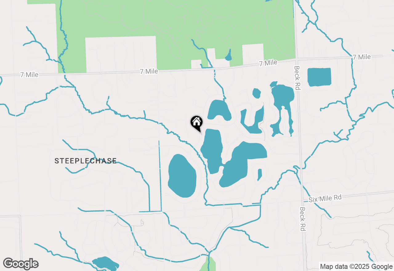 Map of 18241 Parkshore Drive, Northville, MI 48168