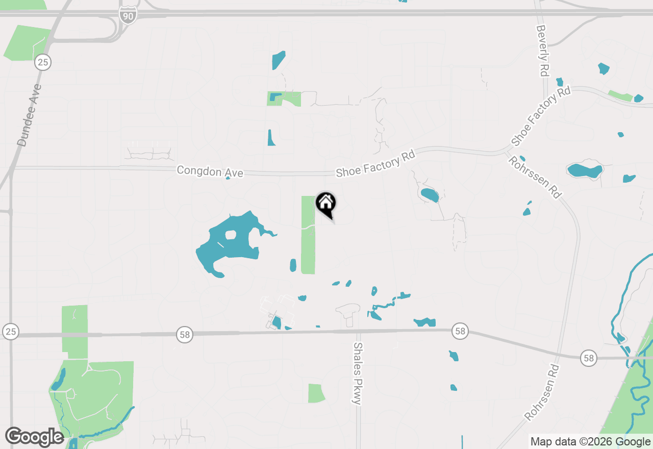 Map of 6084 Russell Drive, Hoffman Estates, IL 60192