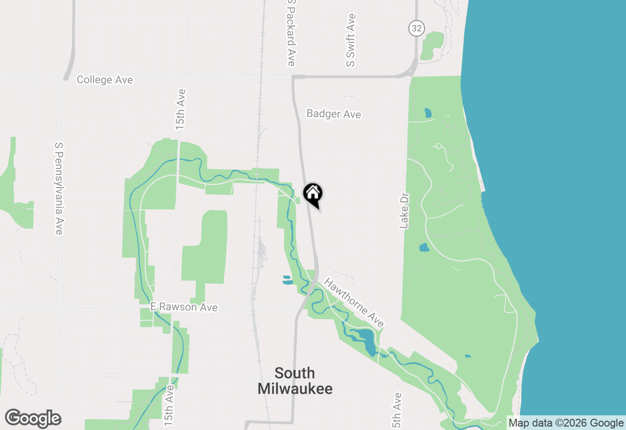 Map of 903 N Chicago Ave, South Milwaukee, WI 53172