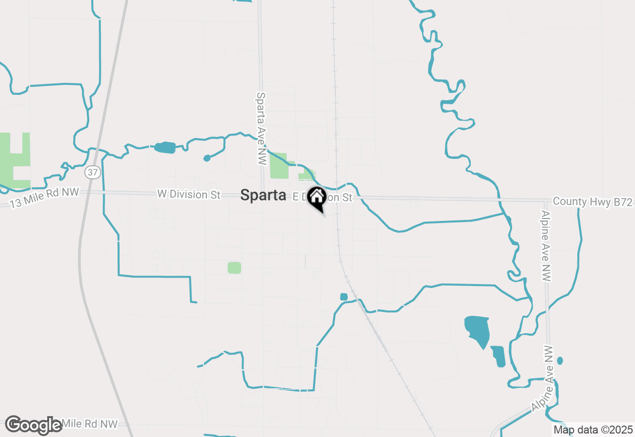 Map of 187 Centennial Street, Sparta, MI 49345