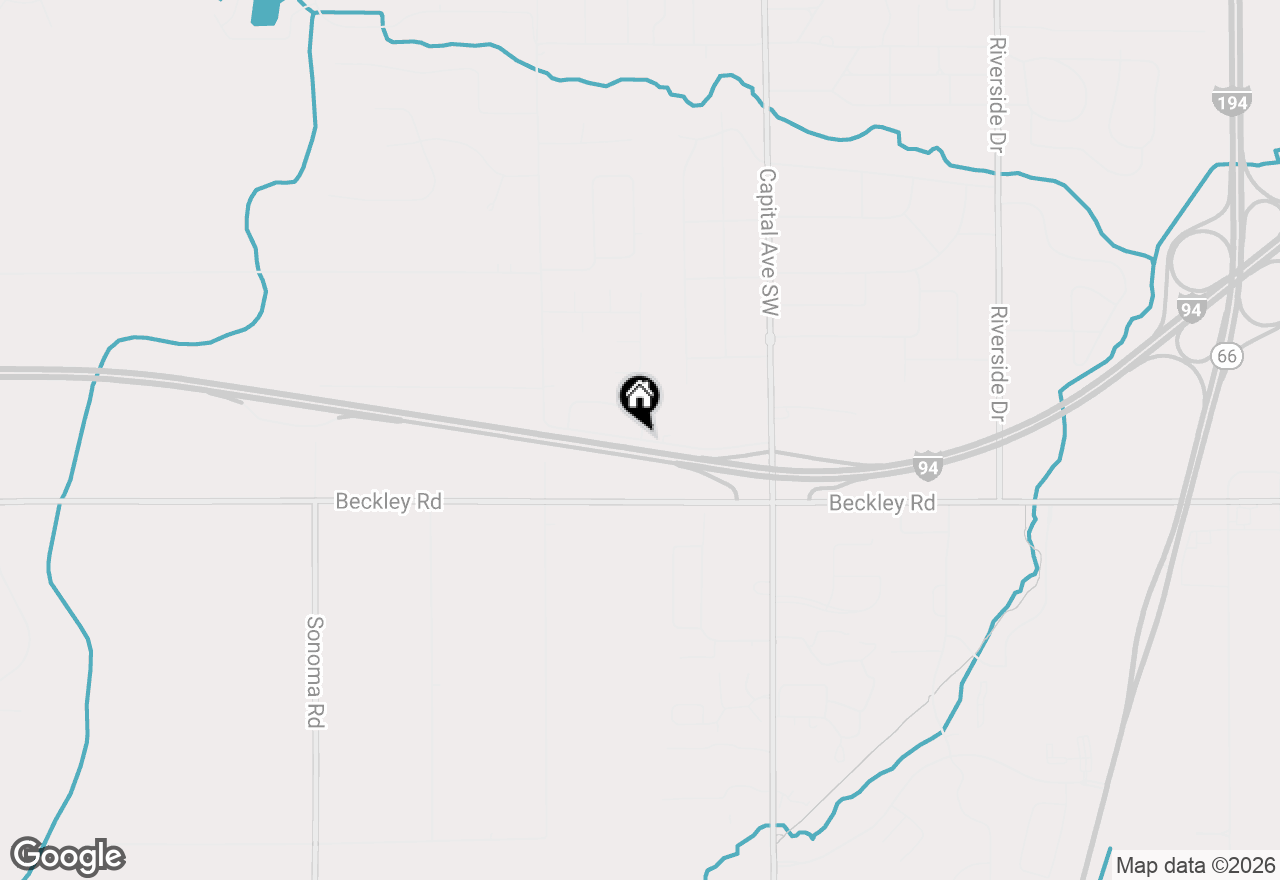 Map of 110 Knapp Drive, Battle Creek, MI 49015