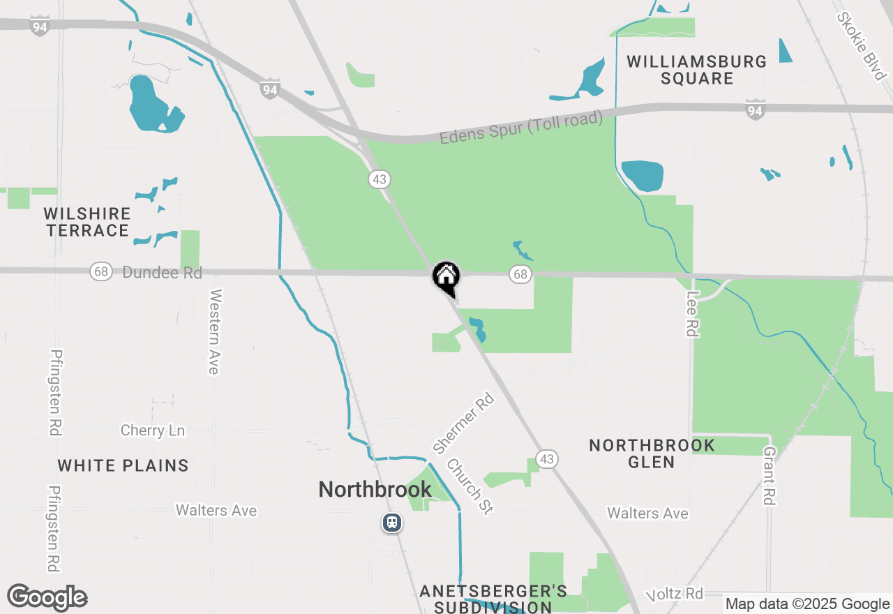 Map of 846 Waukegan Road, Northbrook, IL 60062