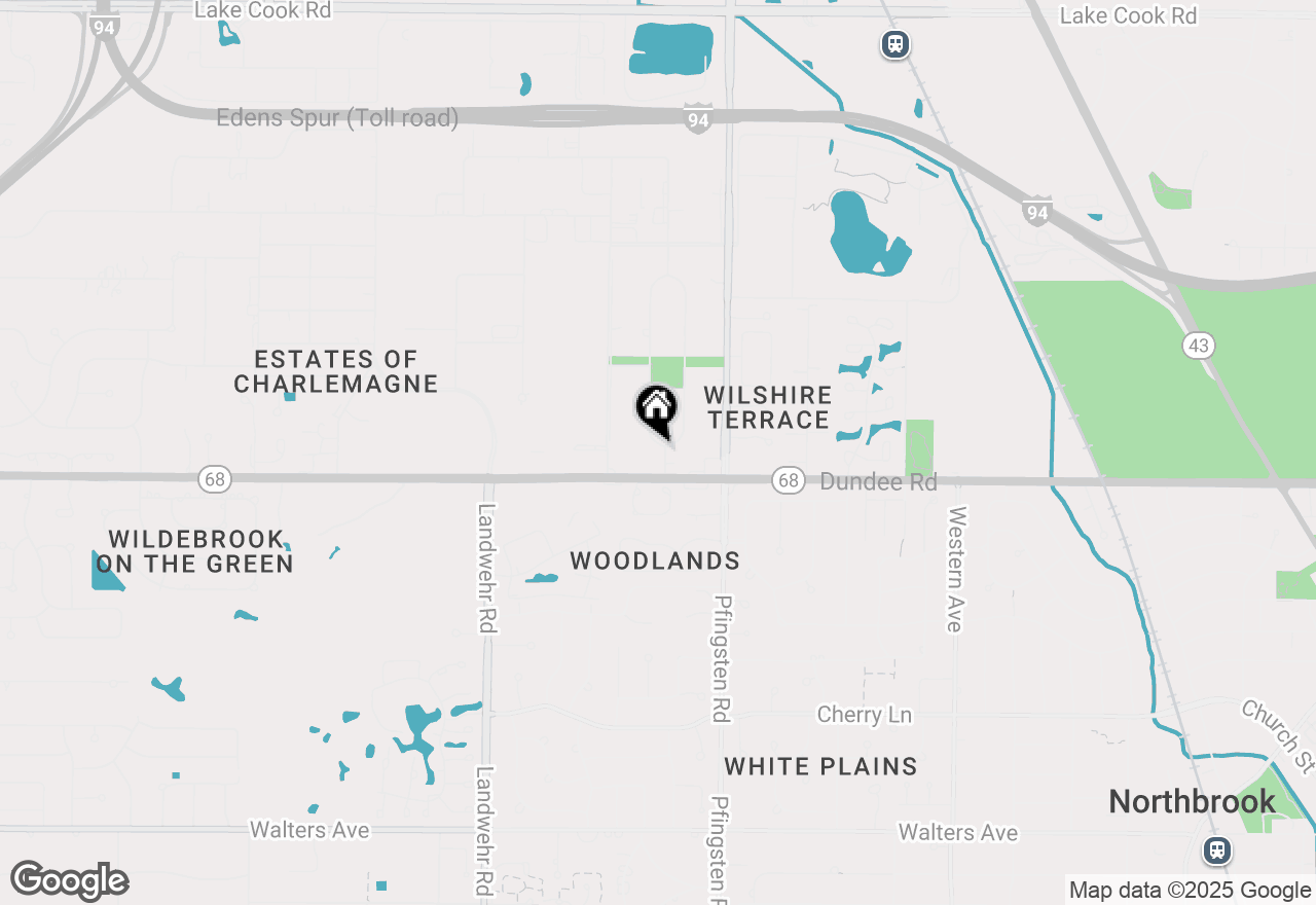 Map of 744 Hazelwood Drive, Northbrook, IL 60062