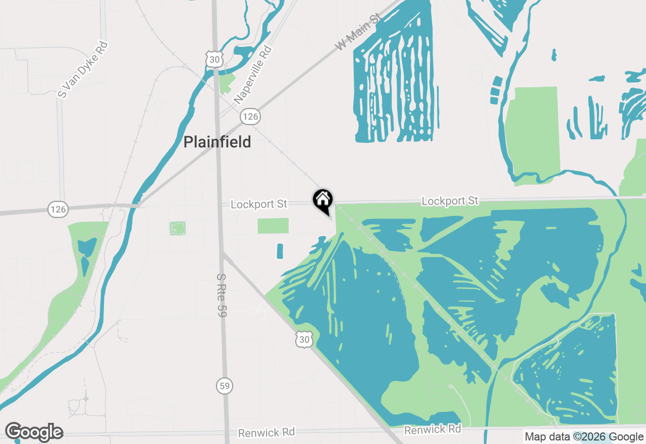 Map of 23615 Chicago Street, Plainfield, IL 60544