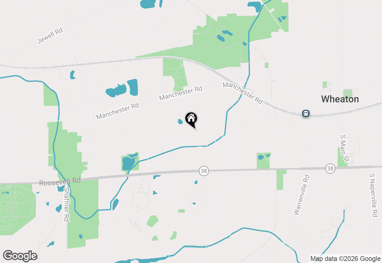 Map of 307 S Pierce Avenue, Wheaton, IL 60187