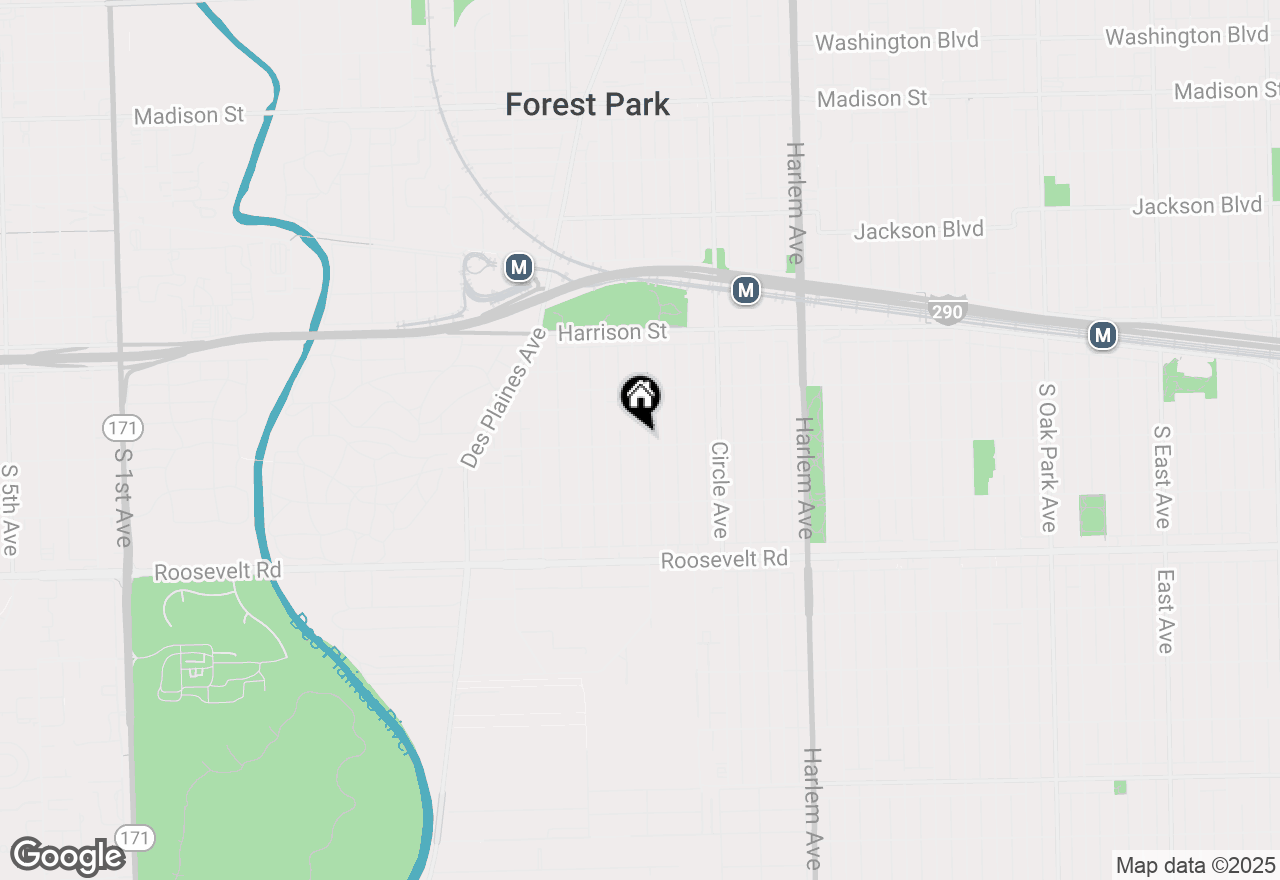 Map of 944 Beloit Avenue #5, Forest Park, IL 60130