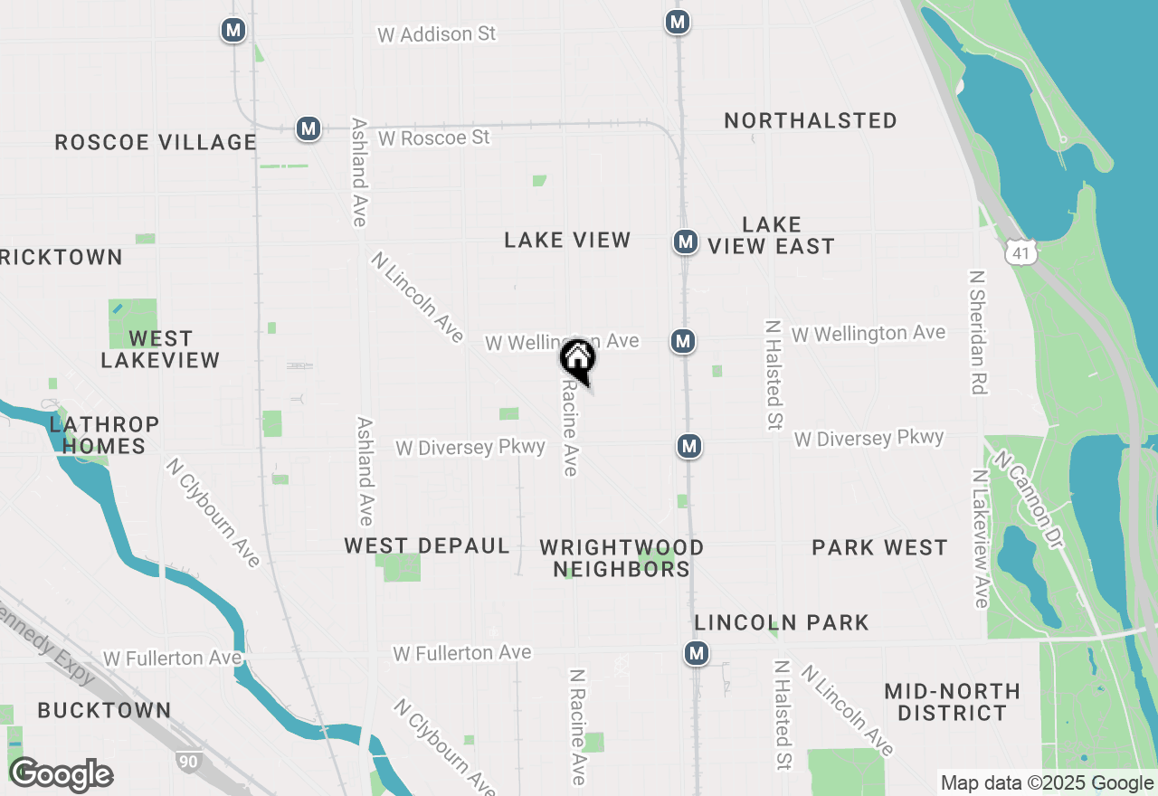 Map of 1151 W George Street, Chicago, IL 60657