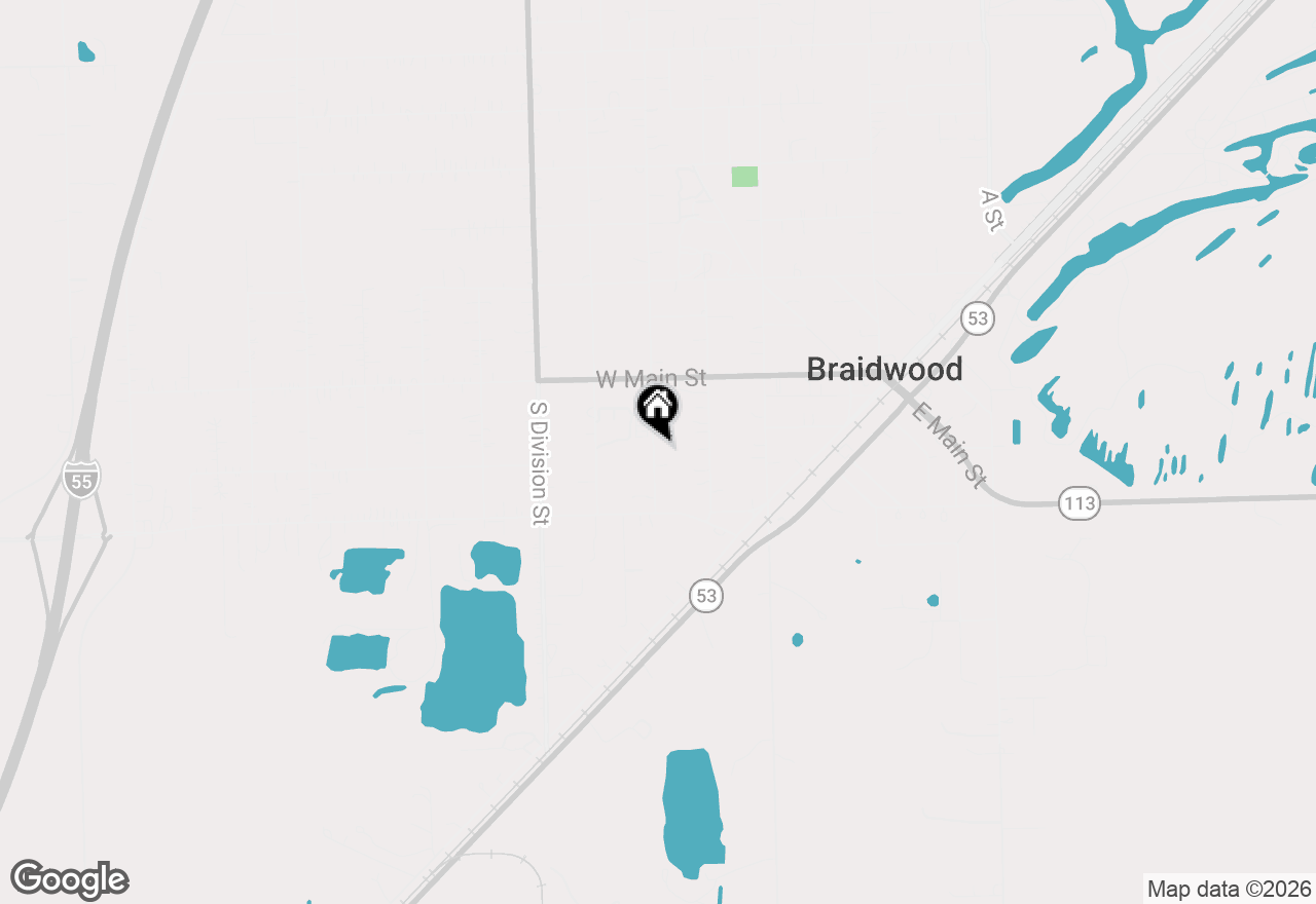 Map of 797 Kyle Court, Braidwood, IL 60408