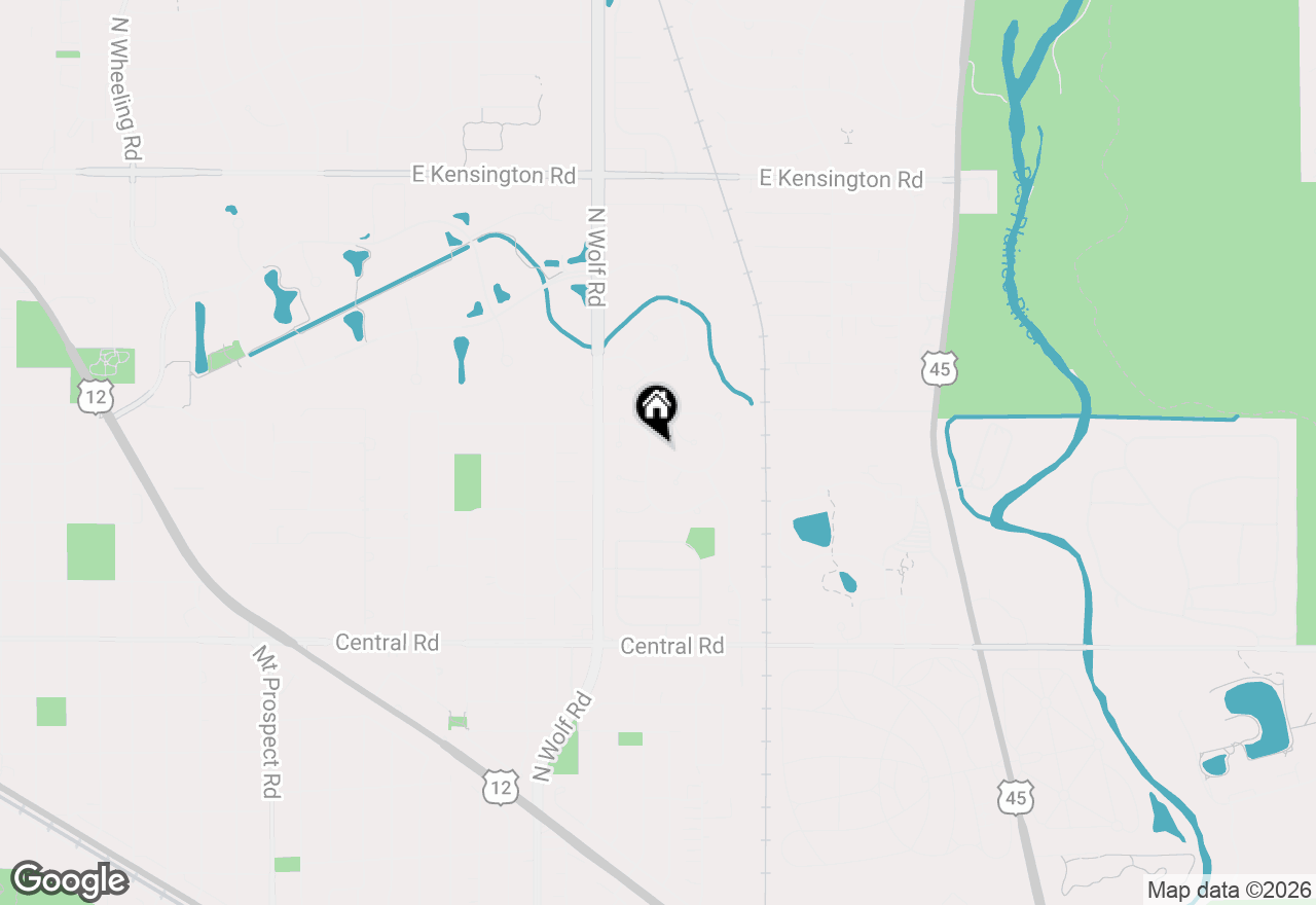 Map of 690 Waterford Drive, Des Plaines, IL 60016
