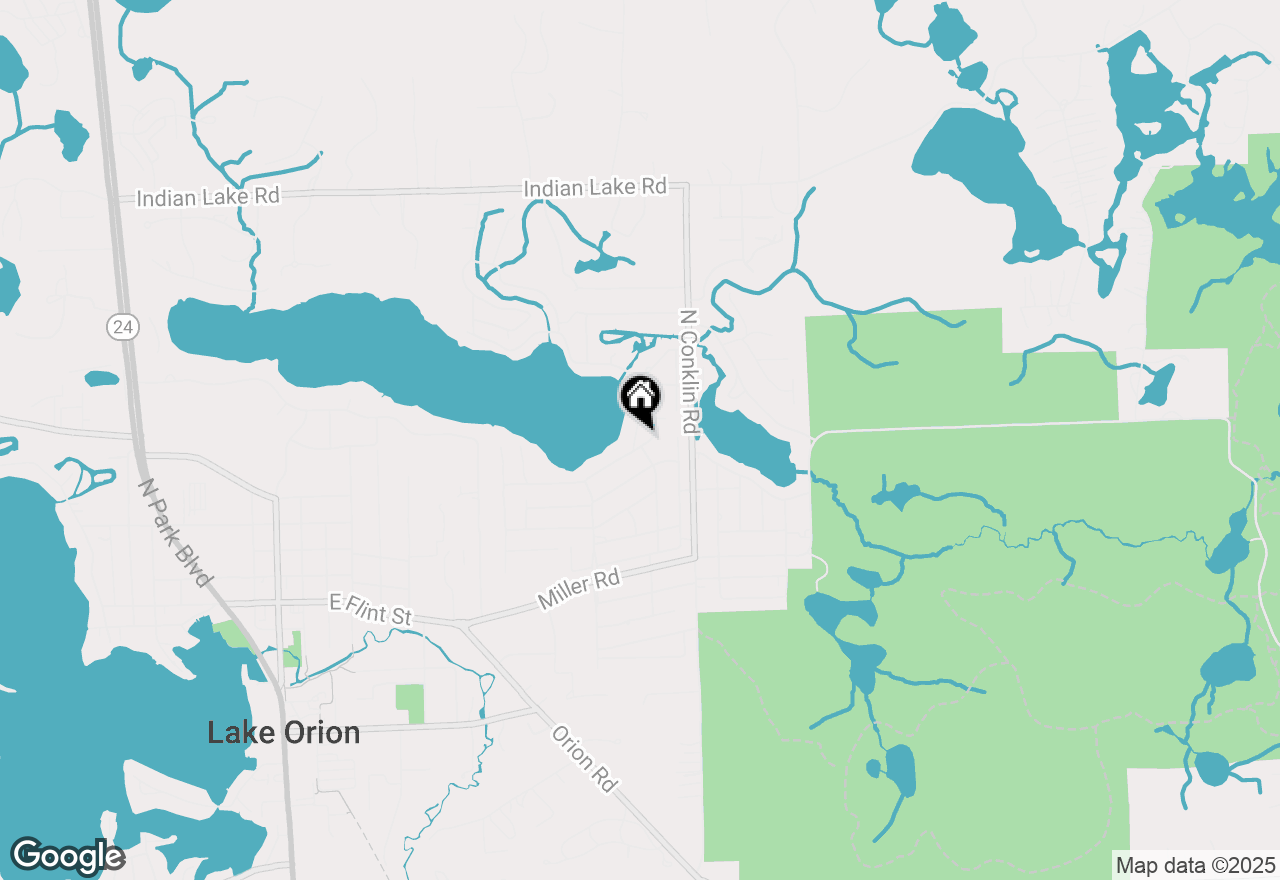 Map of 1117 S Long Lake Boulevard, Lake Orion, MI 48362