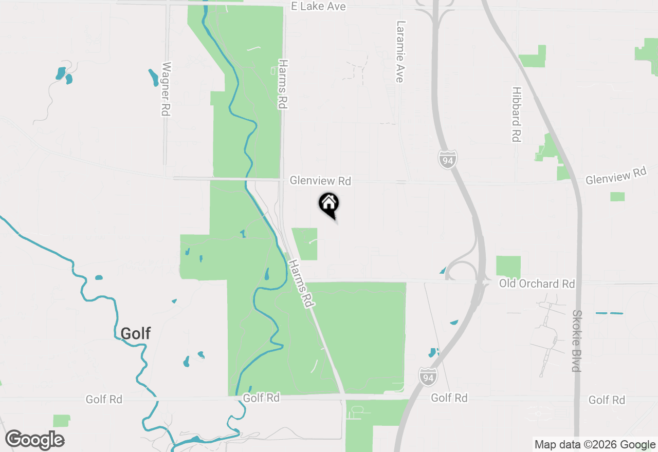 Map of 623 Echo Lane, Glenview, IL 60025