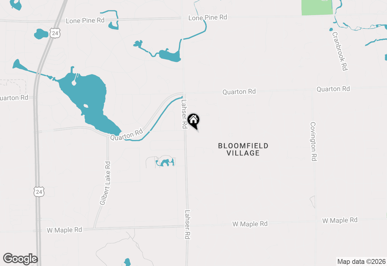 Map of 3648 Halla Lane, Bloomfield Hills, MI 48301