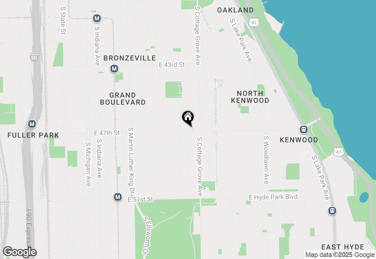 Map of 716 E 47th Street, Chicago, IL 60653