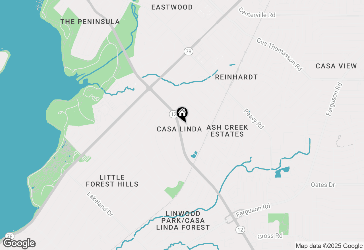 Map of 1450 N Buckner Boulevard, Dallas, TX 75218