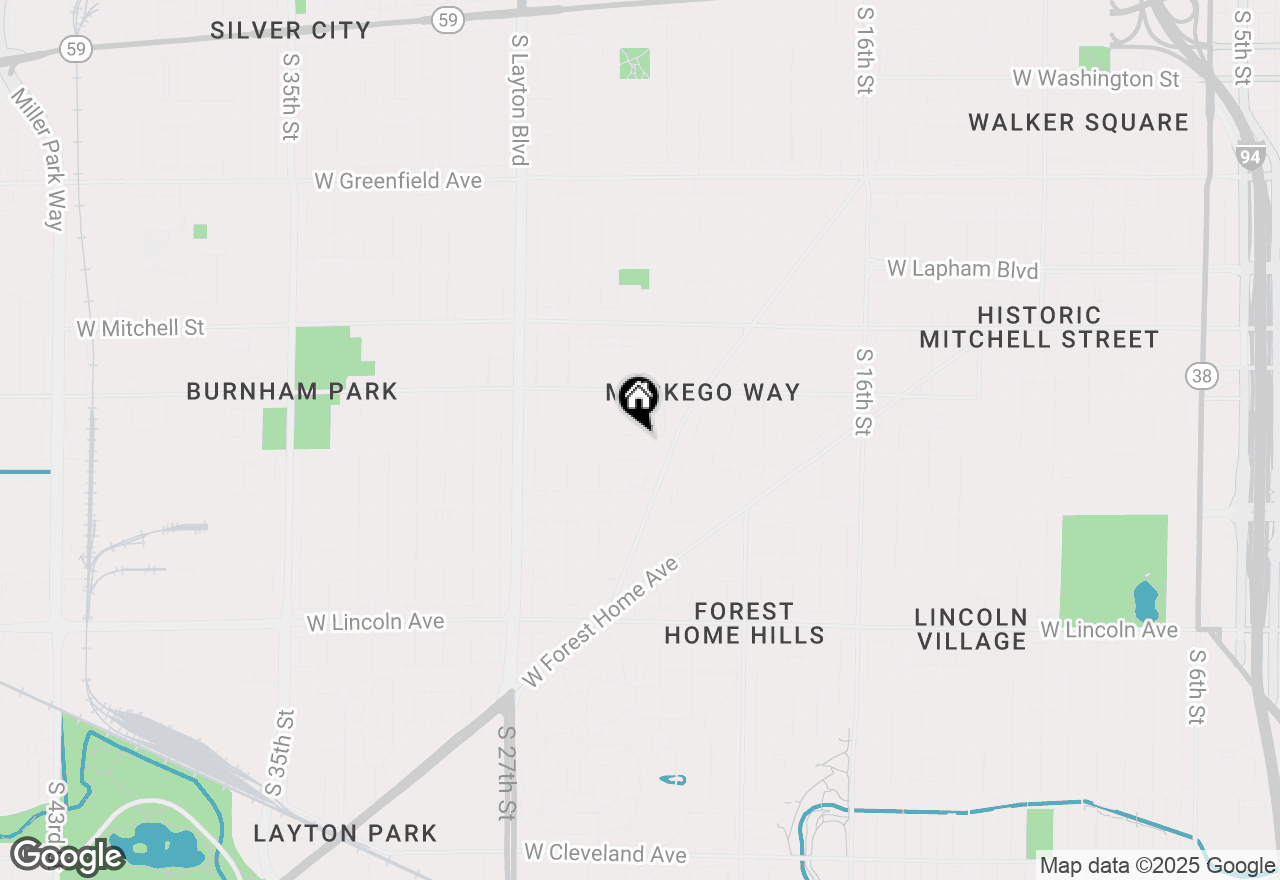 Map of 2308 W Rogers St #2310, Milwaukee, WI 53204