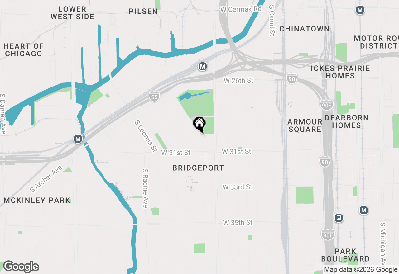 Map of 3006 S Poplar Avenue, Chicago, IL 60608