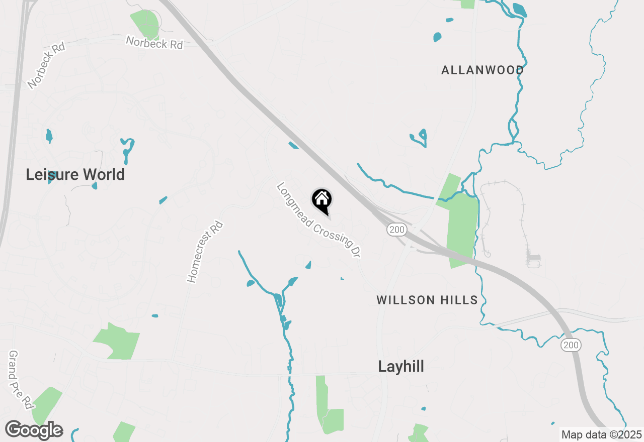 Map of 14954 Habersham Circle, Silver Spring, MD 20906