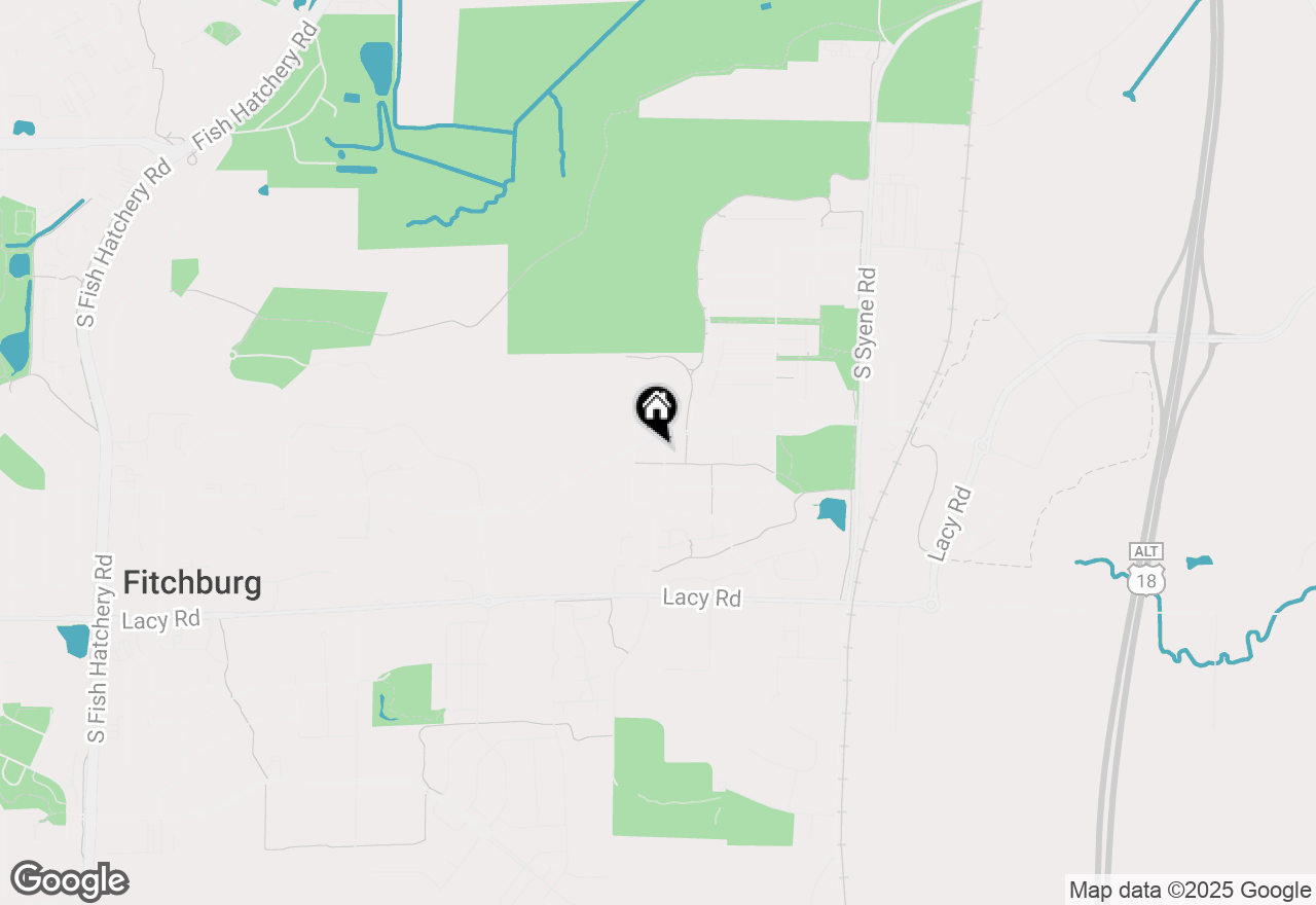 Map of 2771 Sunflower Drive, Fitchburg, WI 53711