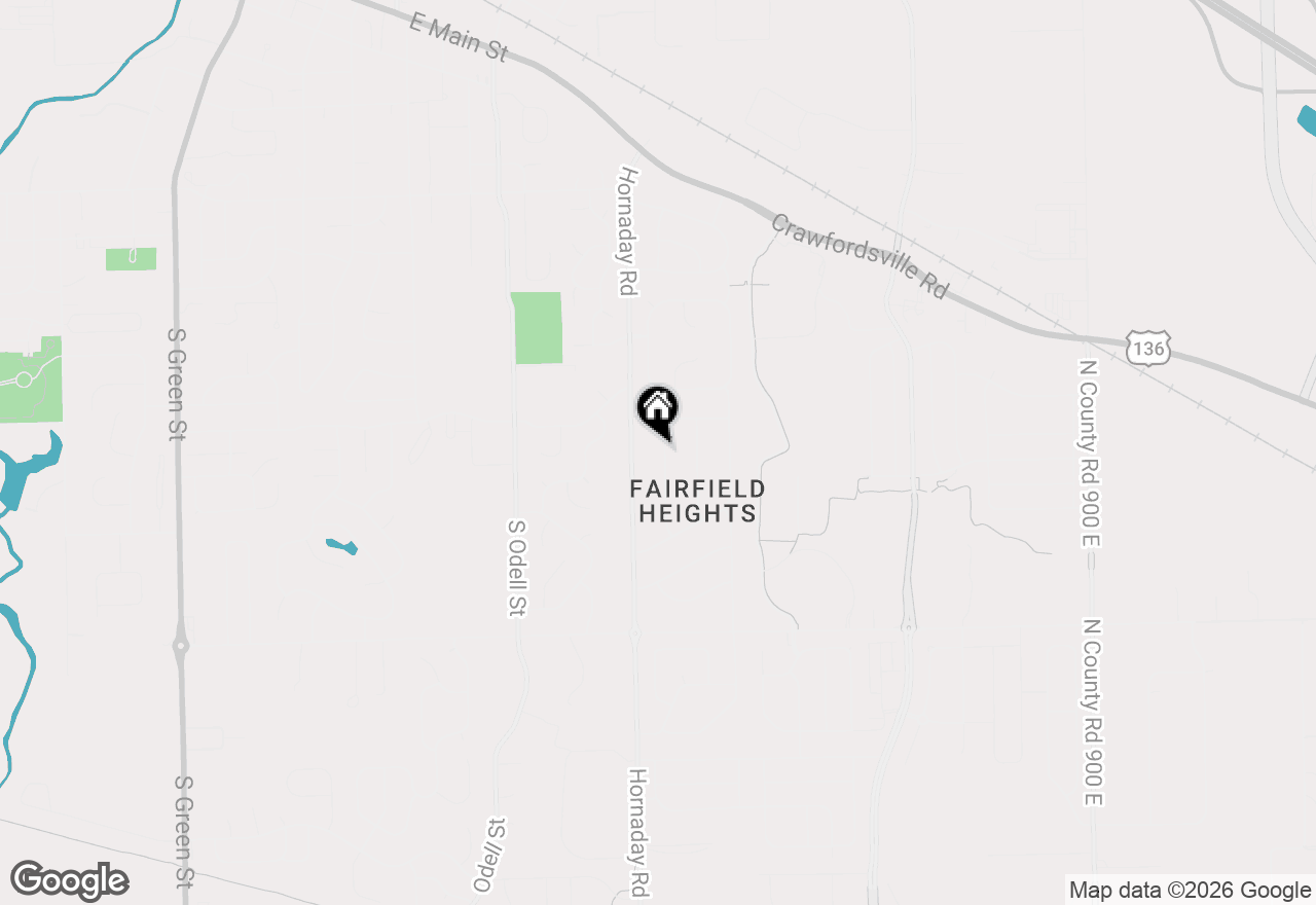 Map of 20 Roselawn Avenue, Brownsburg, IN 46112