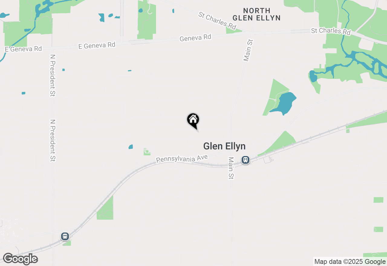 Map of 409 Cottage Avenue, Glen Ellyn, IL 60137