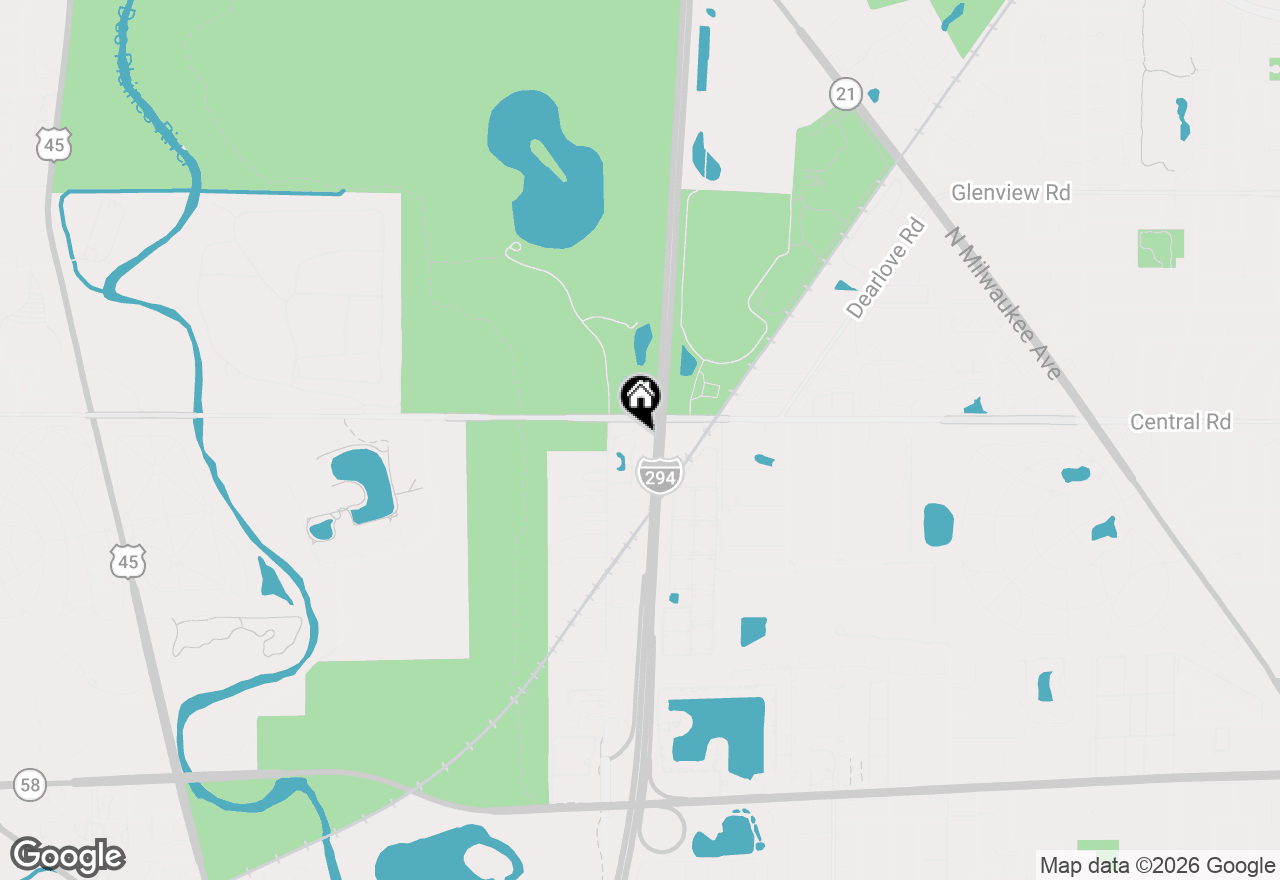 Map of 601 Country Lane, Des Plaines, IL 60016