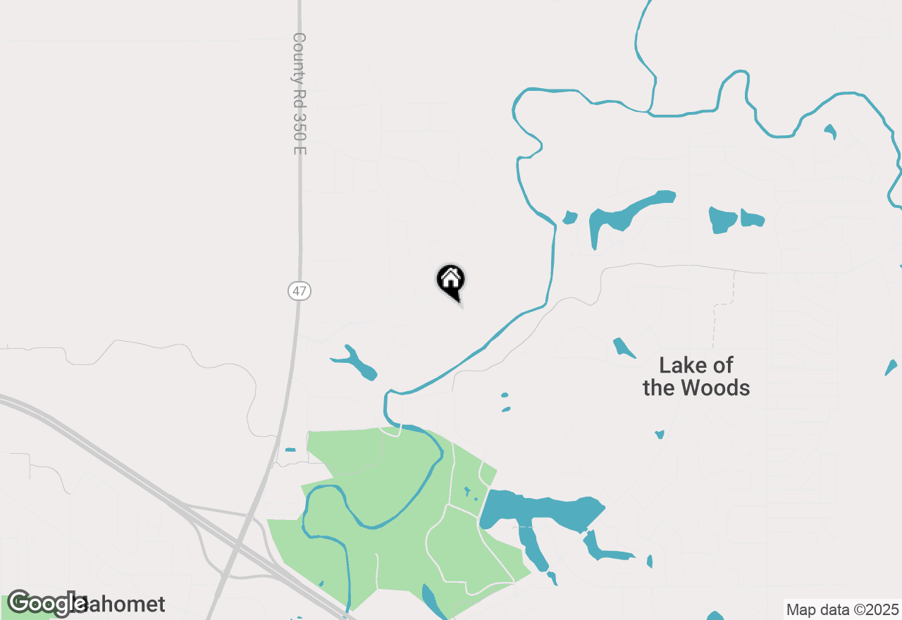 Map of 1207 Sandstone Court, Mahomet, IL 61853