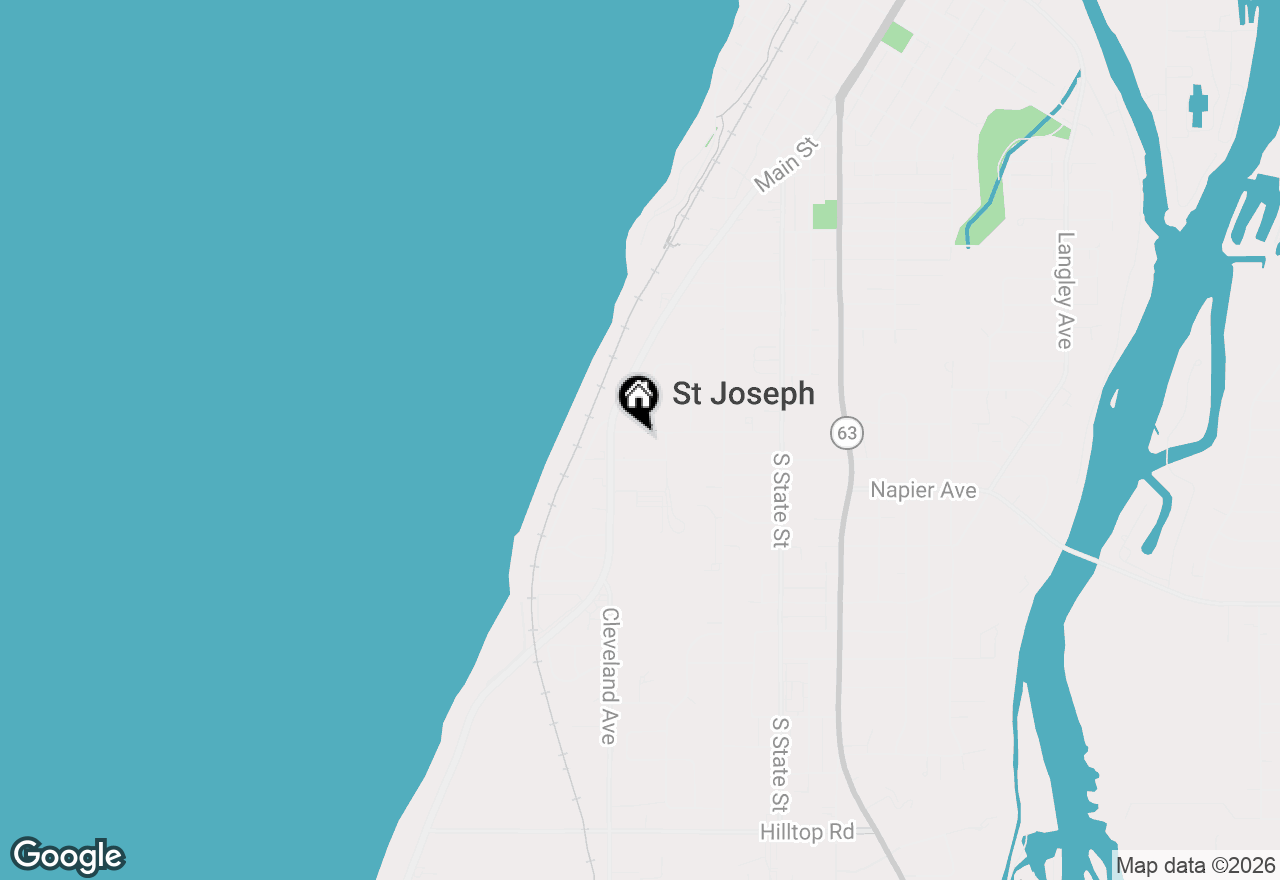 Map of 314 Wallace Avenue, St. Joseph, MI 49085