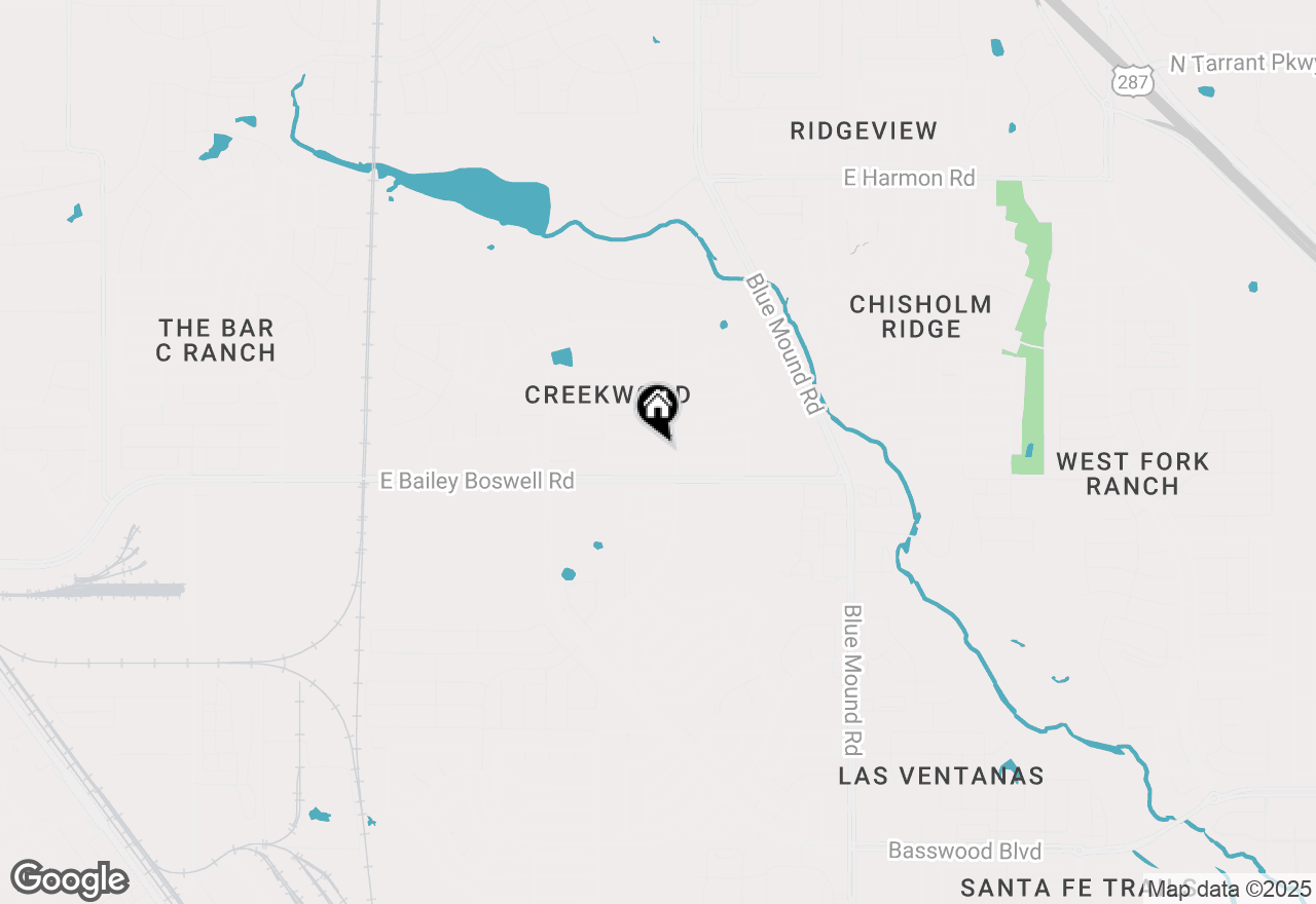 Map of 10021 Pilot Place, Fort Worth, TX 76131