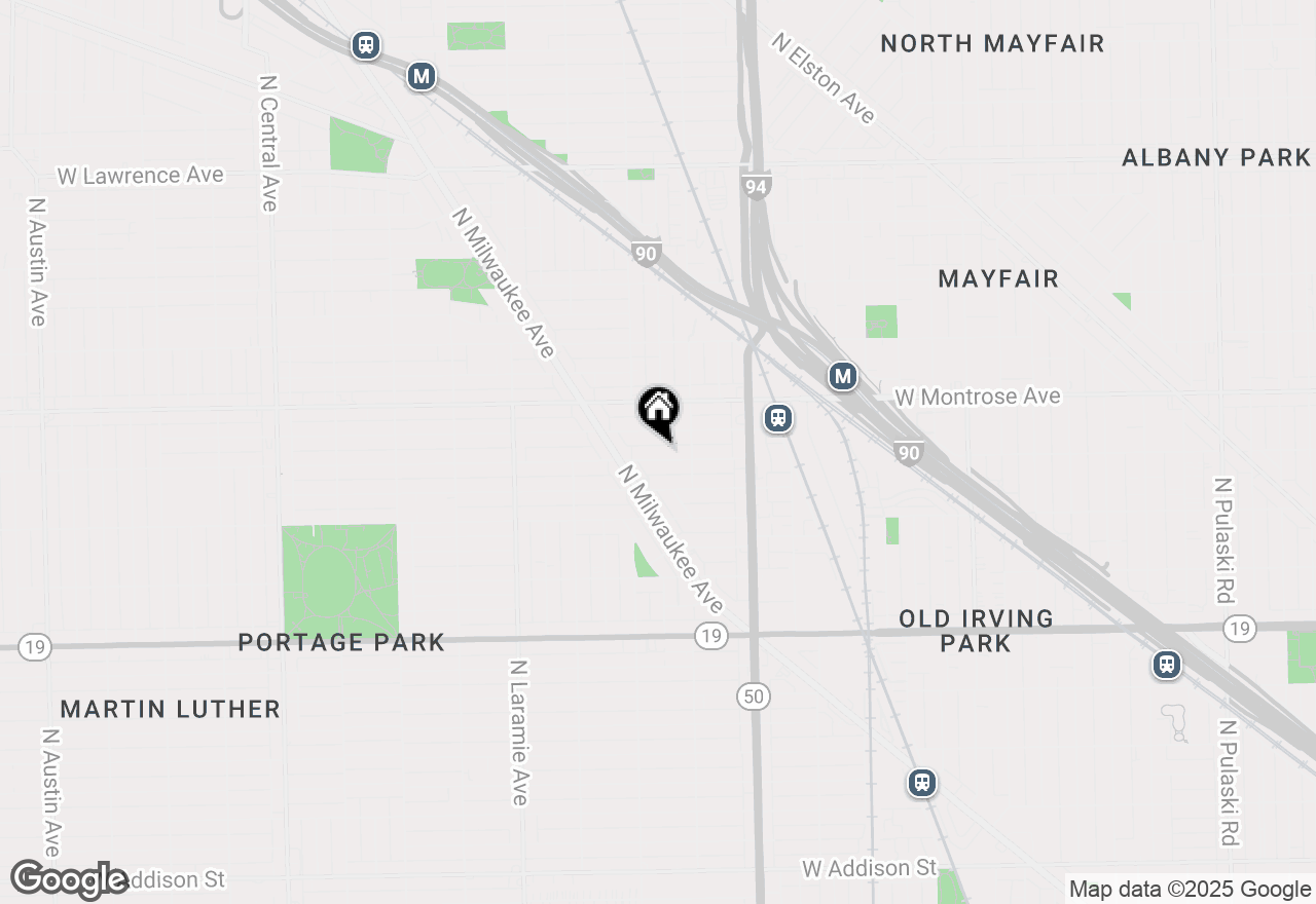 Map of 4932 W Cullom Avenue, Chicago, IL 60641