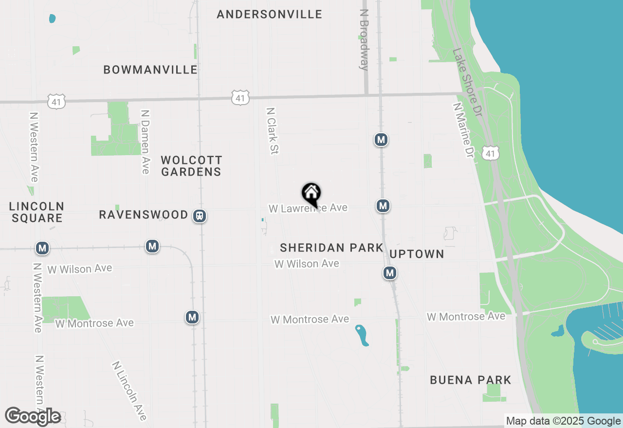 Map of 4748 N Beacon Street, Chicago, IL 60640