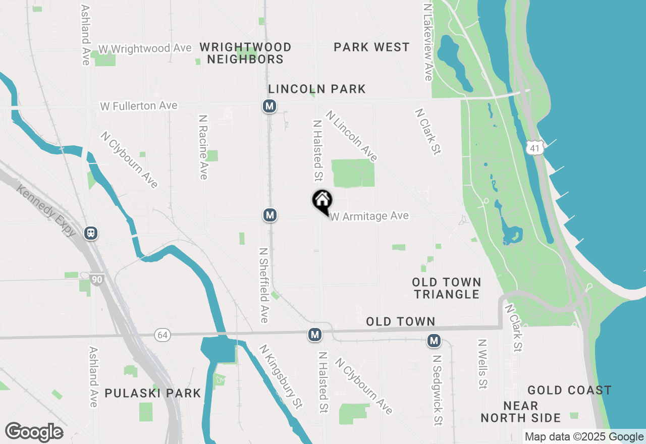 Map of 1967 N Halsted Street #4, Chicago, IL 60614