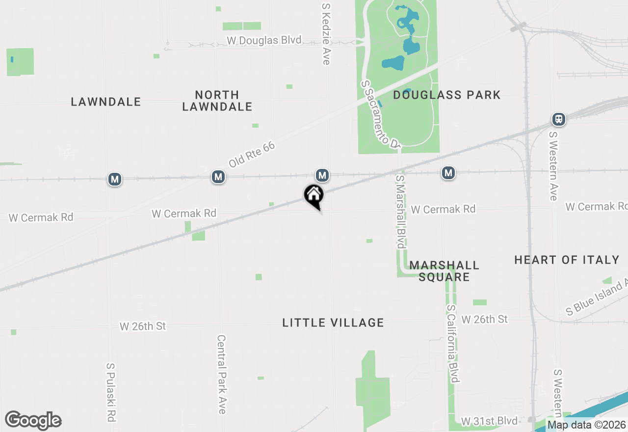 Map of 3233-3241 W Cermak Road, Chicago, IL 60623