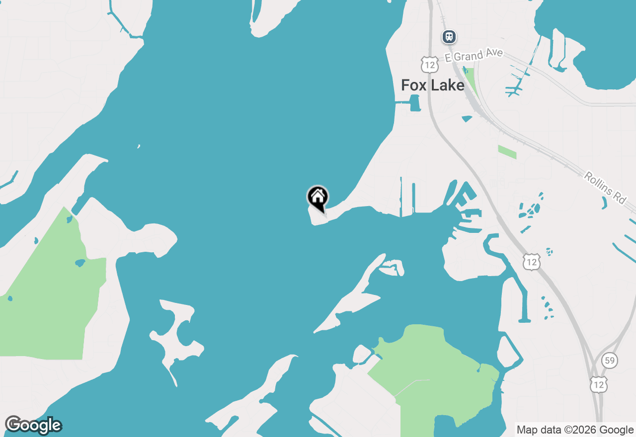 Map of 204 Eagle Point Road, Fox Lake, IL 60020