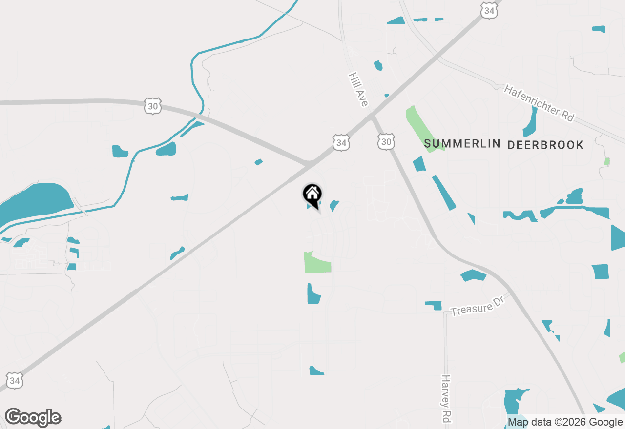 Map of 36 Bridgeview Drive, Oswego, IL 60543