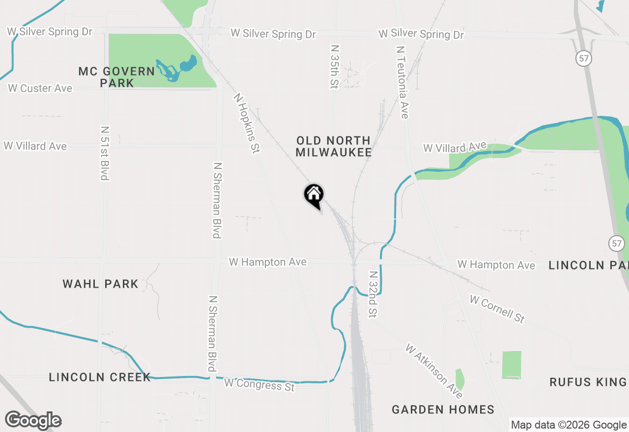 Map of 4951 N 36th St, Hartland, WI 53029