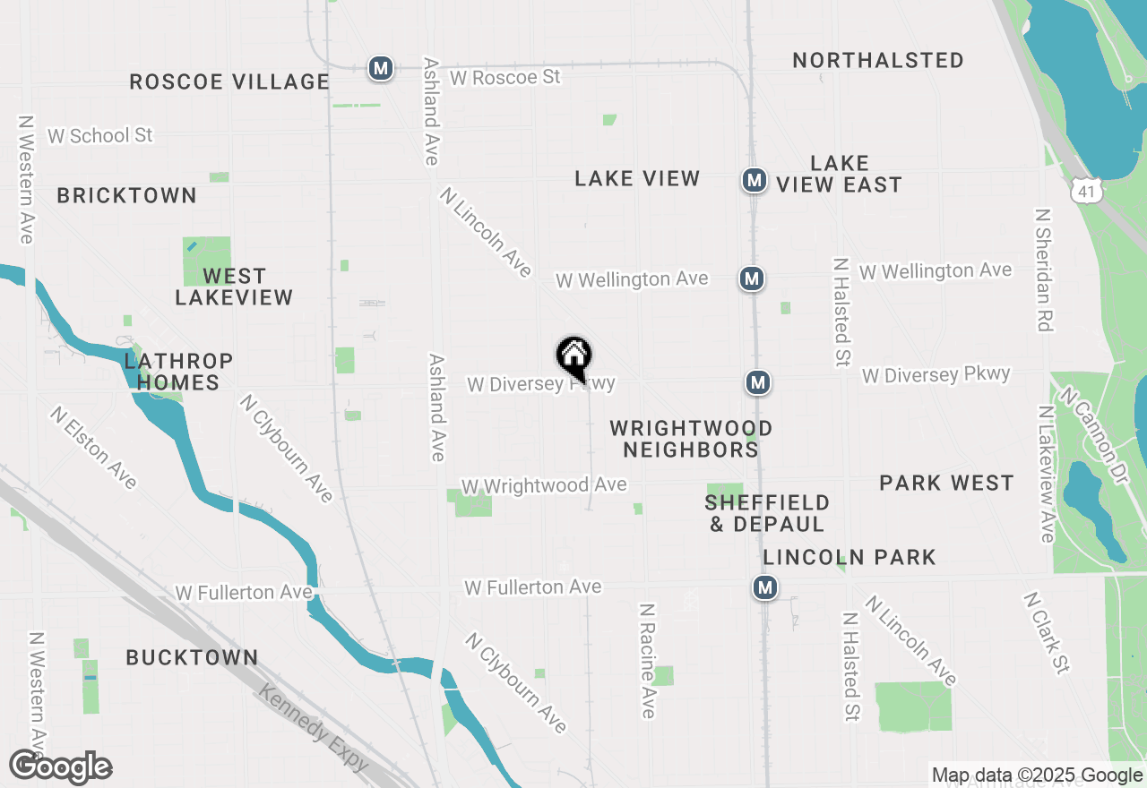 Map of 2743 N Wayne Avenue #E, Chicago, IL 60614