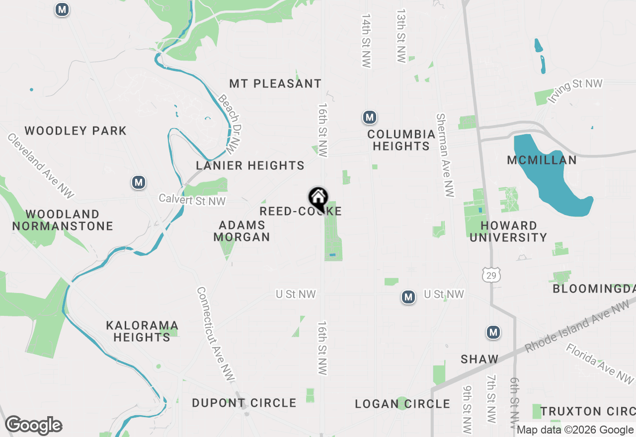 Map of 2440 16th Street Nw #417, Washington, DC 20009