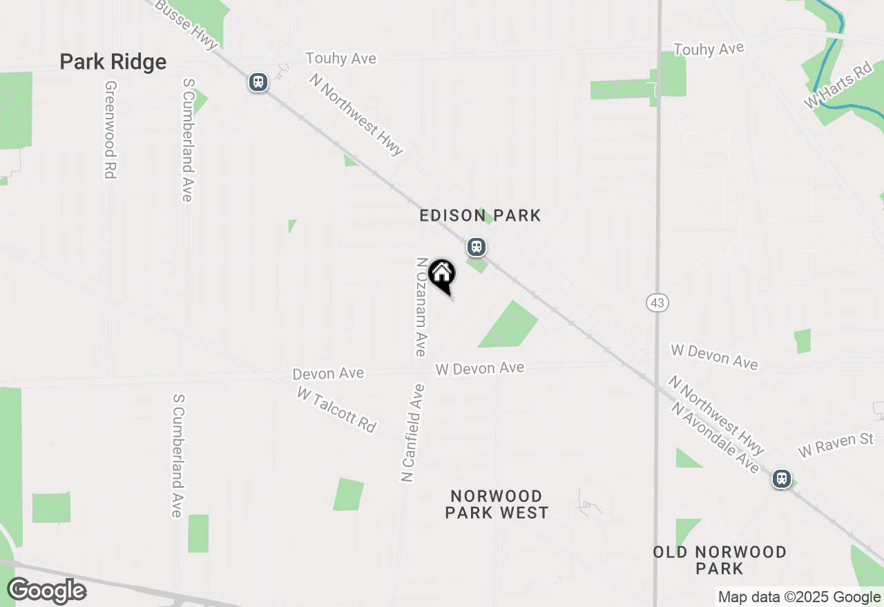 Map of 6543 N Oshkosh Avenue, Chicago, IL 60631