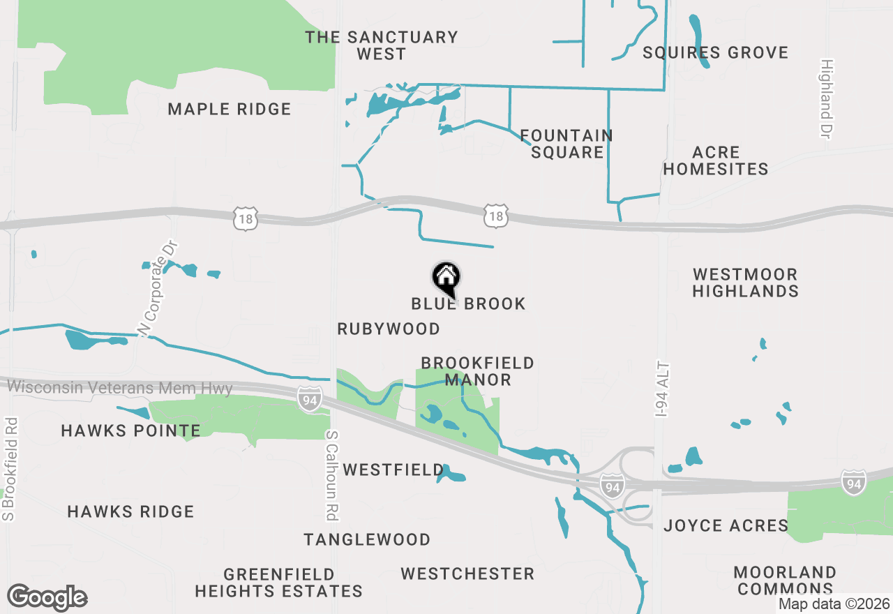 Map of 175 N 166th St, Brookfield, WI 53005