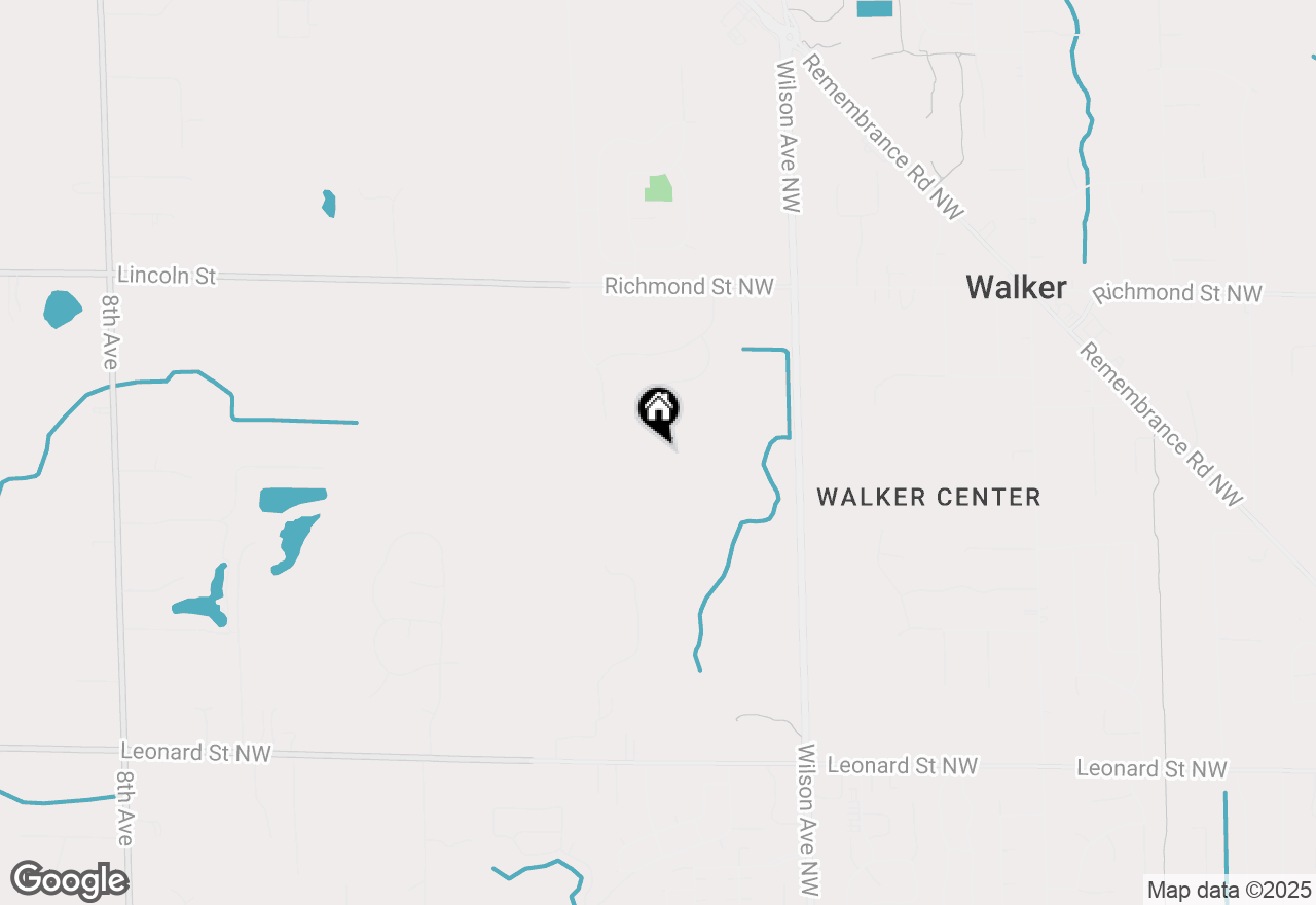 Map of 1734 Blaketon Drive Nw, Walker, MI 49534
