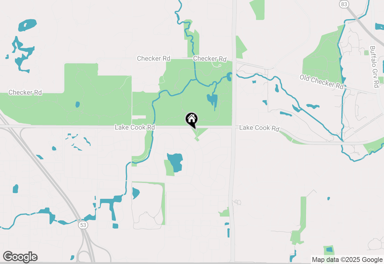 Map of 4227 N Walnut Avenue, Arlington Heights, IL 60004