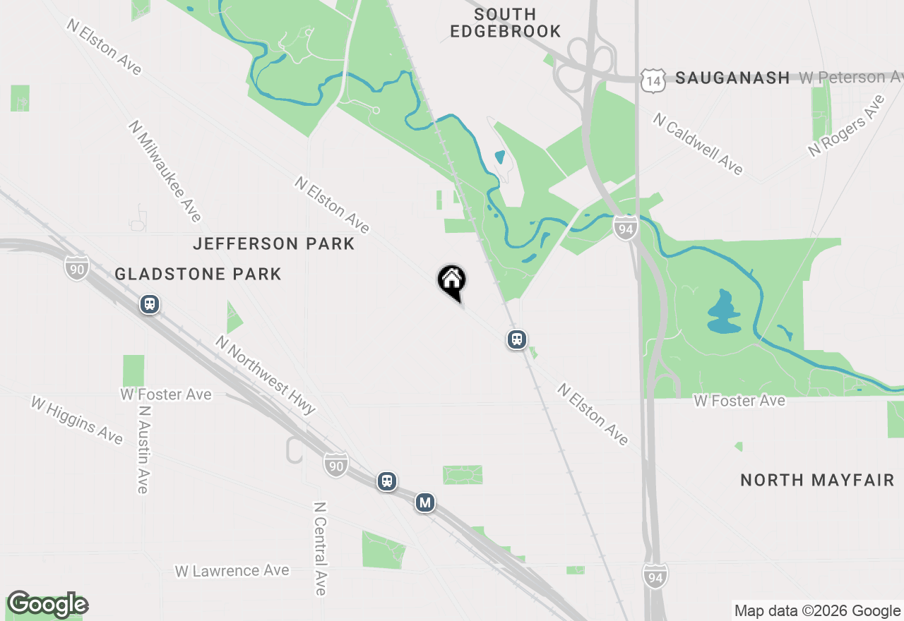 Map of 5455 N Lieb Avenue, Chicago, IL 60630