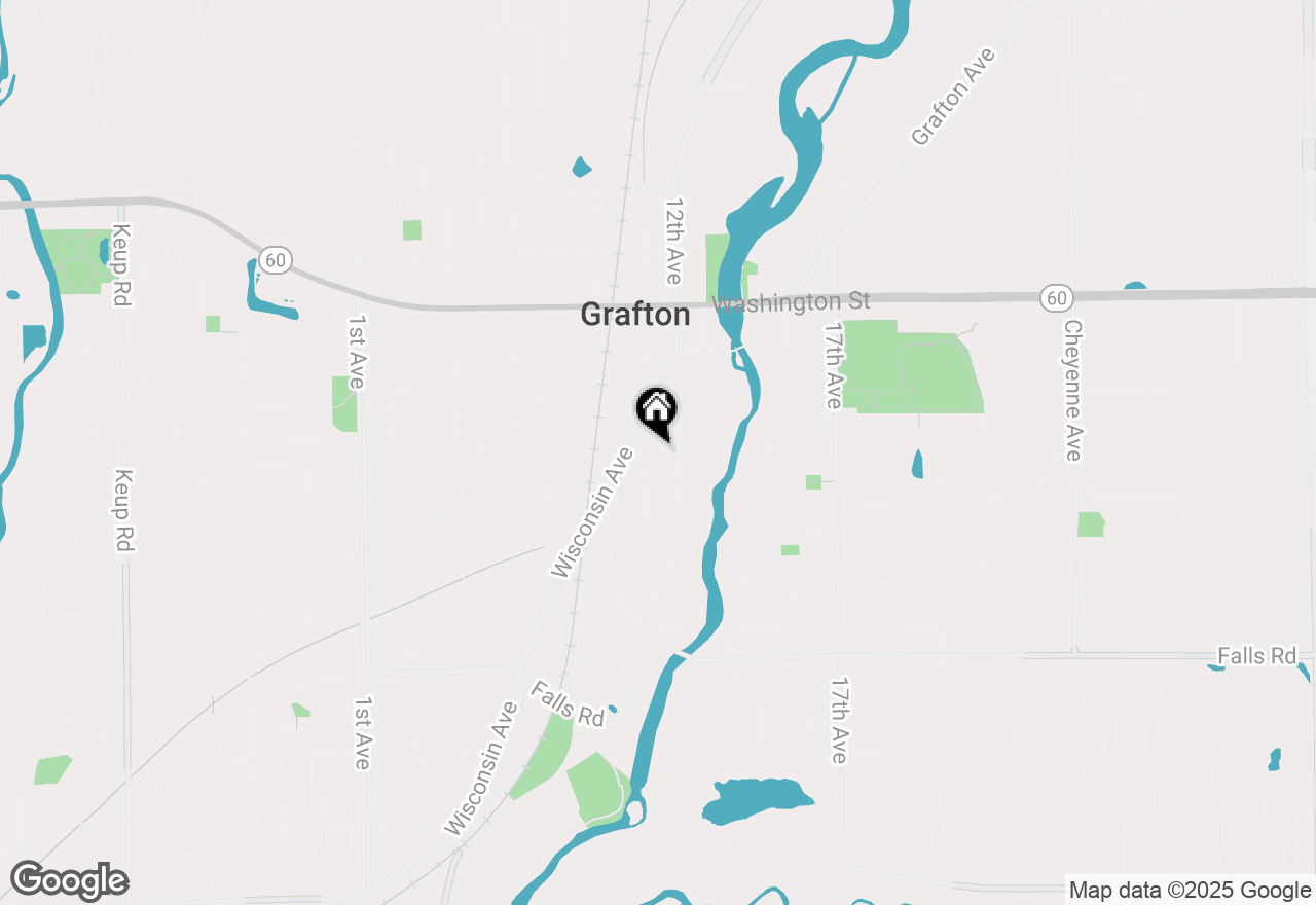 Map of 1532 11th Ave, Grafton, WI 53024