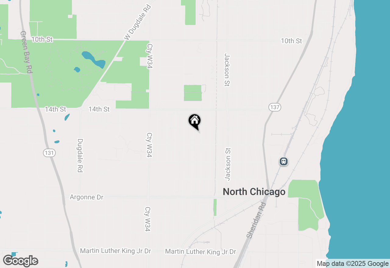 Map of 1521 Seymour Avenue, North Chicago, IL 60064