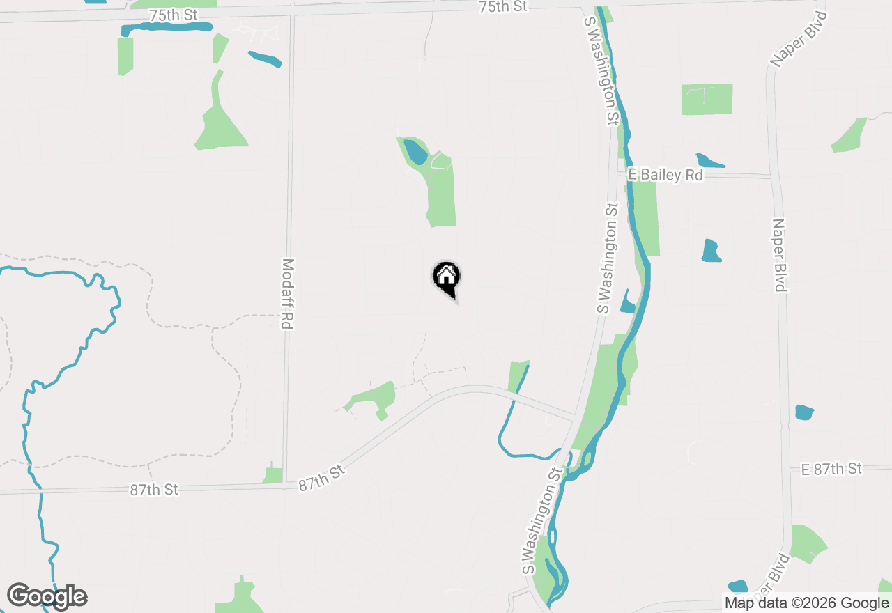 Map of 381 Prairie Knoll Drive, Naperville, IL 60565