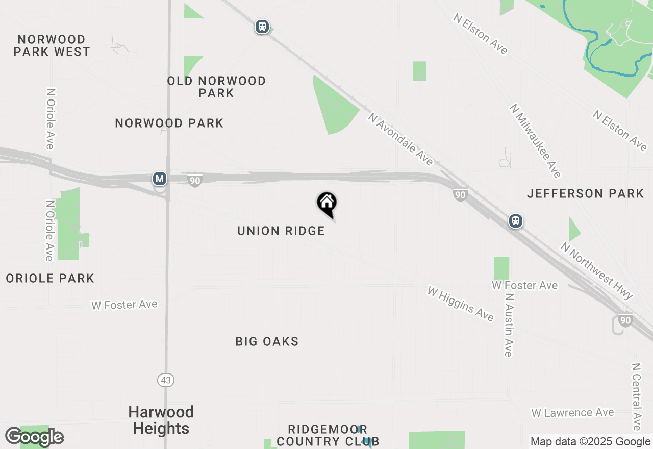 Map of 5405 N Normandy Avenue, Chicago, IL 60656