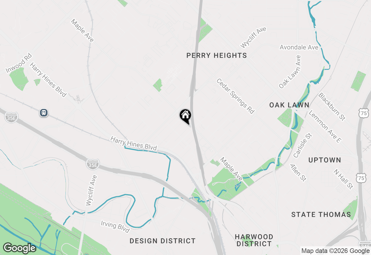 Map of 2432 Douglas Avenue, Dallas, TX 75219