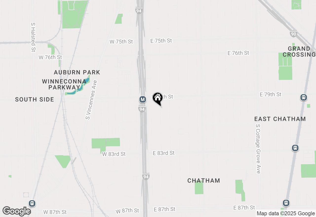 Map of 7951 S Wabash Avenue, Chicago, IL 60619