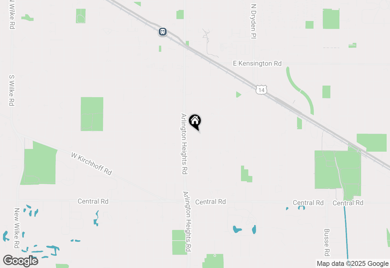 Map of 303 E Fairview Street, Arlington Heights, IL 60005