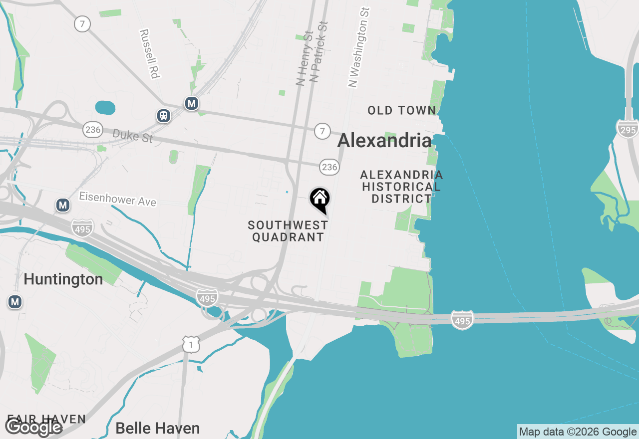 Map of 720 Gibbon Street, Alexandria, VA 22314